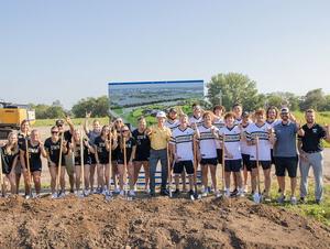 NWU baseball and softball players and coaches