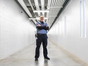 Corey Allmendinger works as a behavioral health practitioner supervisor at the Reception and Treatment Center for the Nebraska Department of Correctional Services.