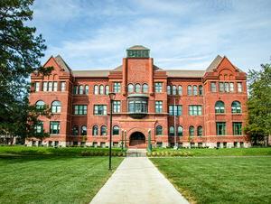 Image of Old Main in the summer